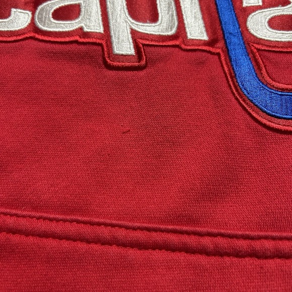 Washington Capitals Men's M Hoodie Sweatshirt Red Adidas - Picture 5 of 12